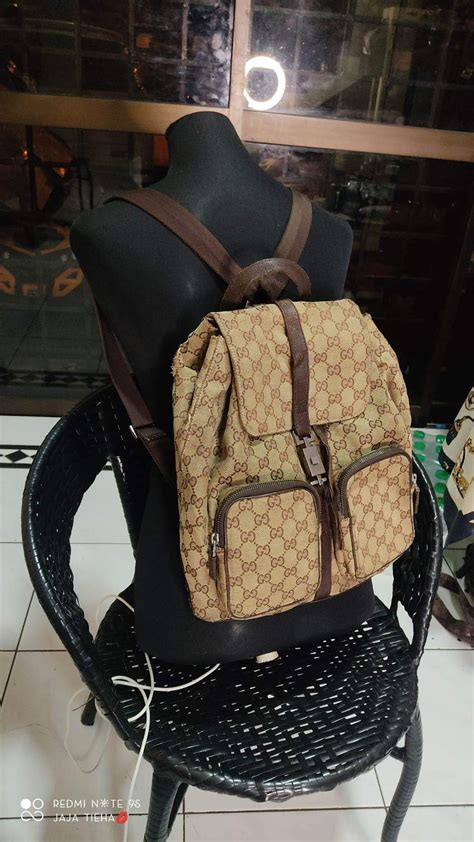 vintage gucci mini backpack|authentic vintage gucci backpack.